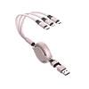 3 in 1 retractable charging cable